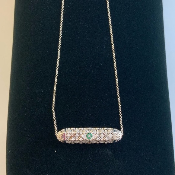 Evil Eye Spinner Necklace - Picture 7 of 15